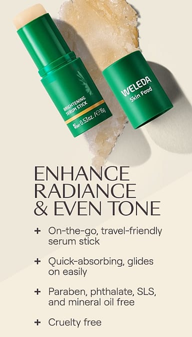 de nourriture pour la peau sérum Éclaircissant stick - weleda