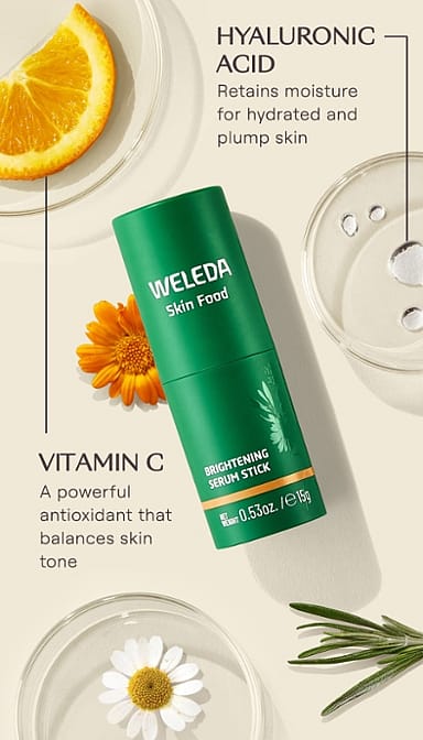 de nourriture pour la peau sérum Éclaircissant stick - weleda